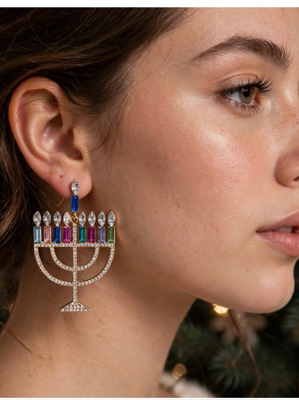 Juicy Couture Statement Multicolor Chandelier Earrings